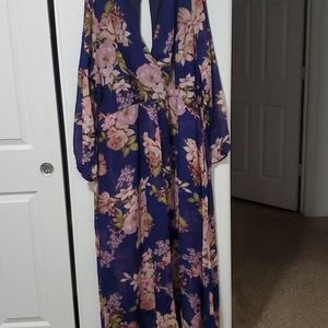 Venus maxi dress with shorts attached jumpsuit